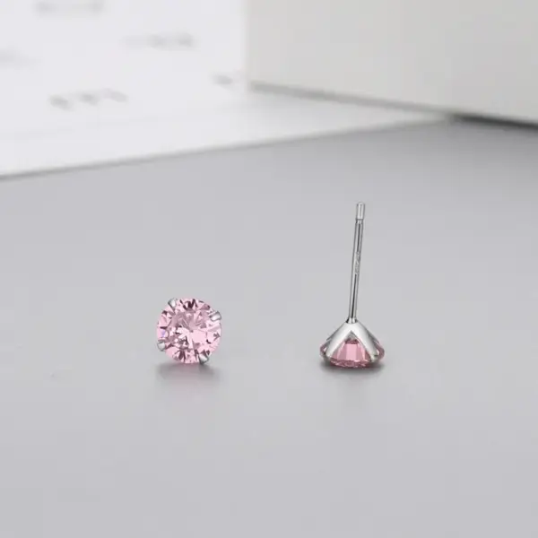 Pomegranate Zir Earring 2 mm