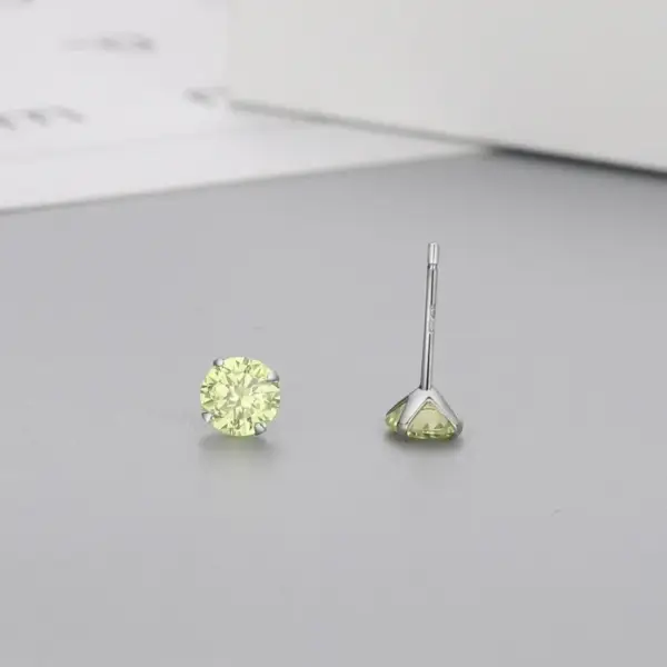 Pomegranate Zir Earring 2 mm - Image 4